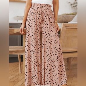 Three Bird Nest flare wide leg pants
